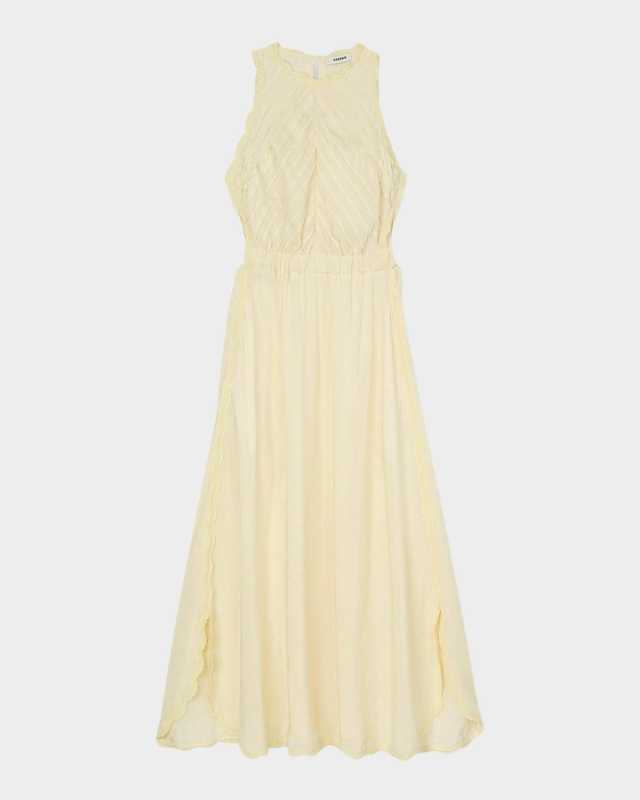 Sissy Lace-Trim Maxi Dress